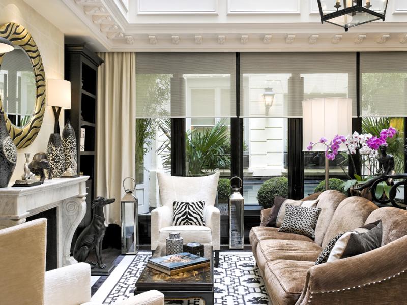 Seating with Fireplace