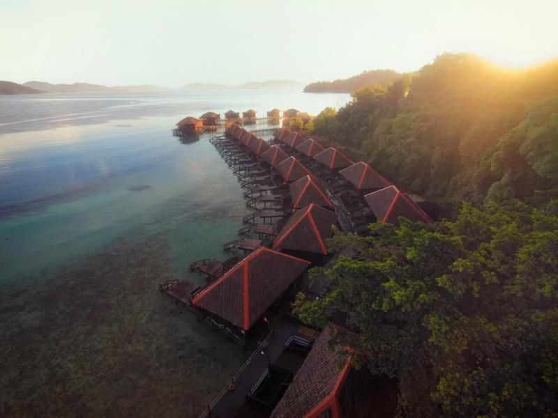 Gayana Marine Resort Aerial