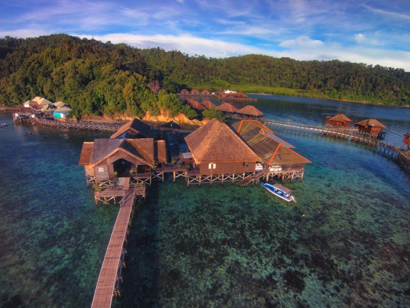Gayana Marine Resort Aerial