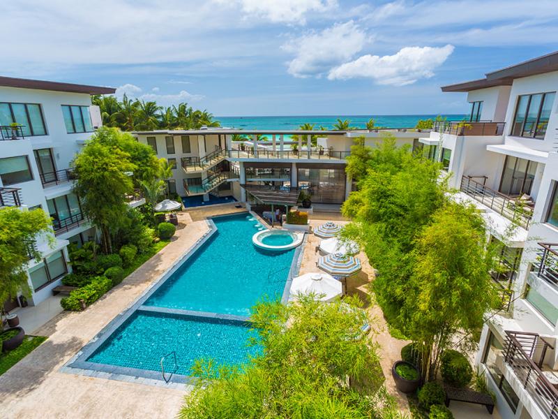 Aeriel view of Discovery Shores