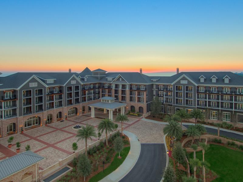 The Henderson Beach Resort & Spa Aerial at Sunset