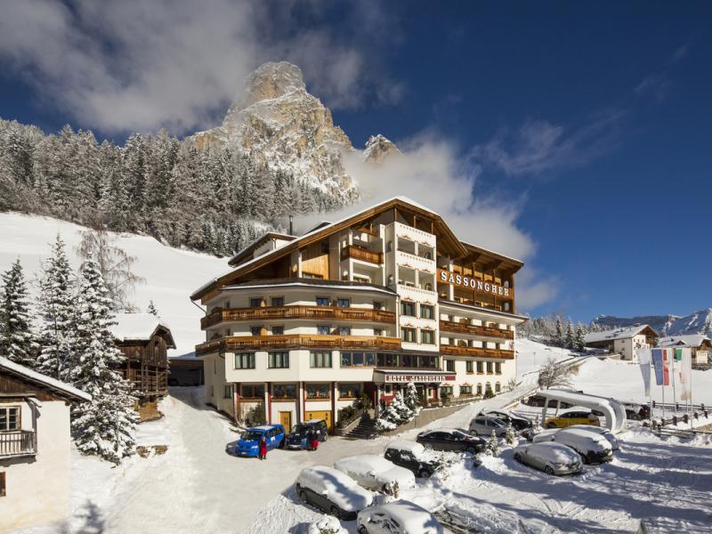 Hotel Sassongher during Winter