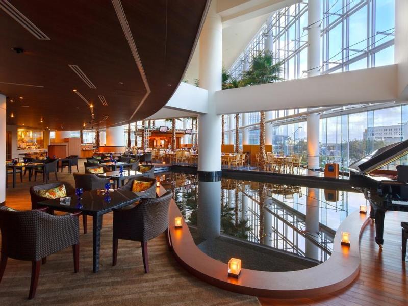 Lobby Seating Area with Piano