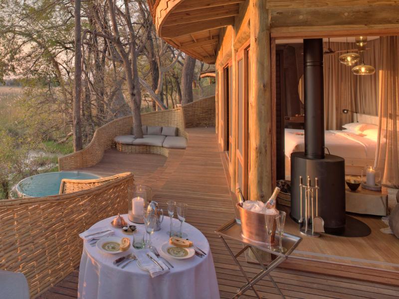 andBeyond Sandibe Okavango Safari Lodge Accommodations