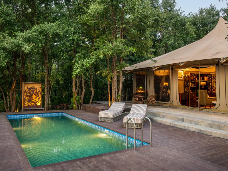 Hidden India Mahavan Royal Tent Pool