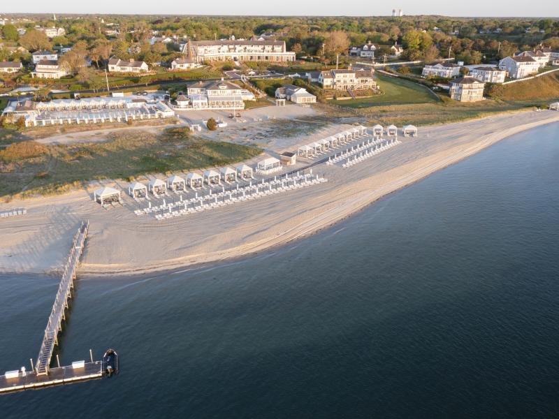 Chatham Bars Inn Aerial with Beach and Bluff