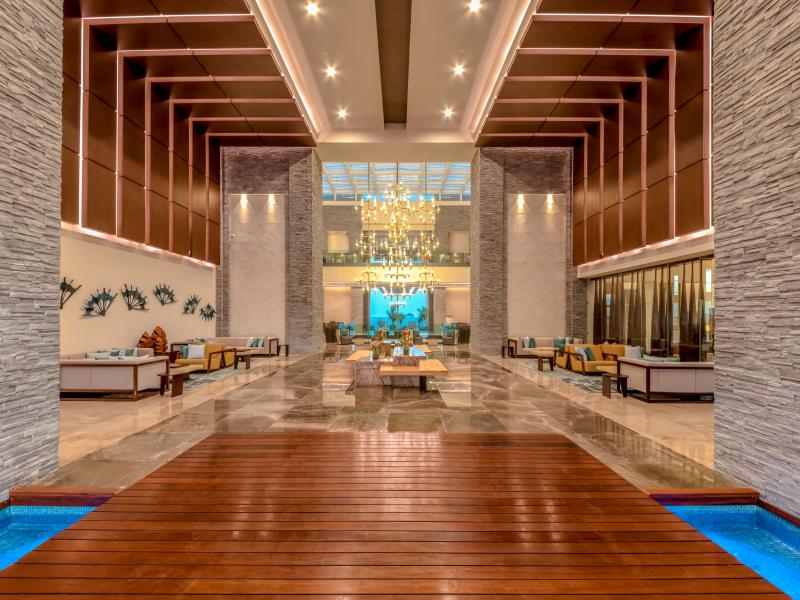 The lobby at Haven Riviera Cancun