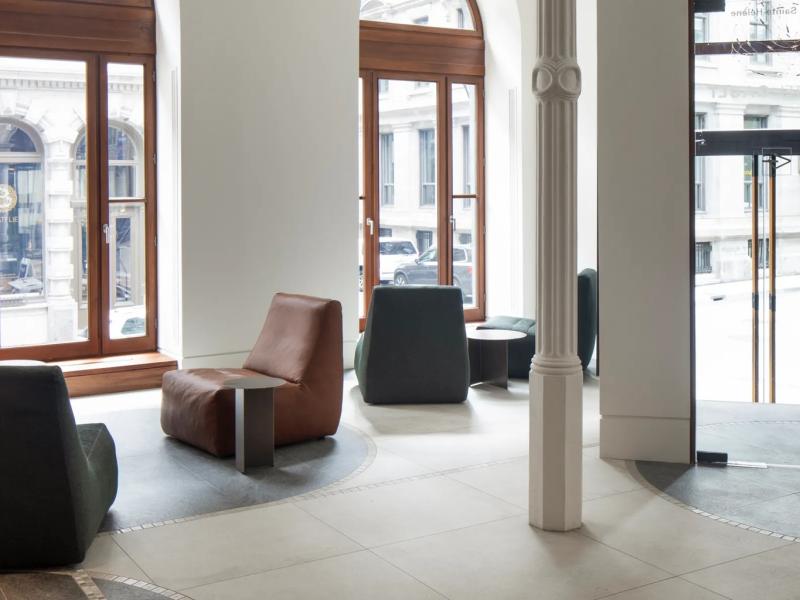 Hotel Gault | Interior Entrance and Lobby Seating