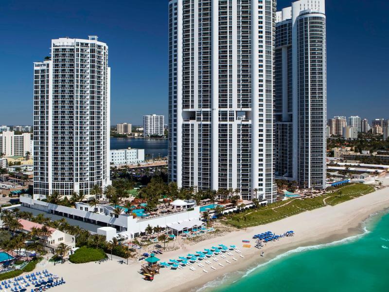 Trump International Beach Resort Miami Exterior Aerial Shot