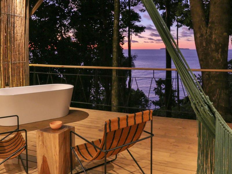 SCP Corcovado Wilderness Lodge Ocean View Treehouse View