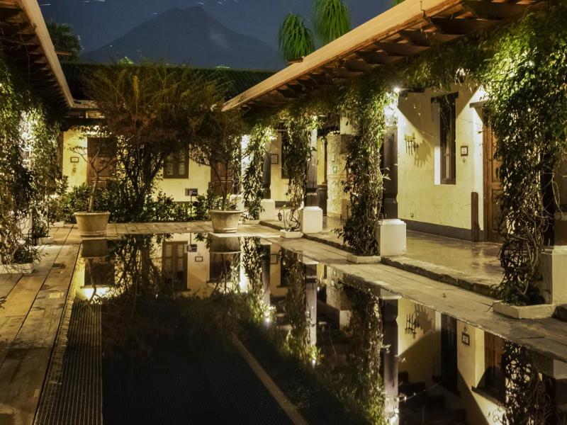 Porta Hotel Antigua Lap Pool Courtyard