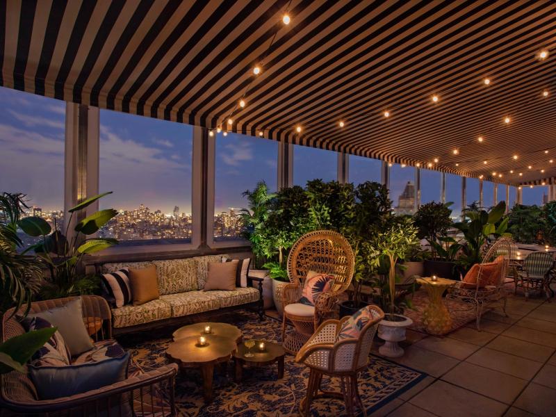 Park Lane New York City Seating with View of NYC