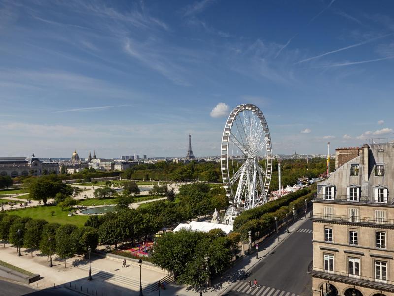 View of the Eifel Tower from Hotel Regina Louvre