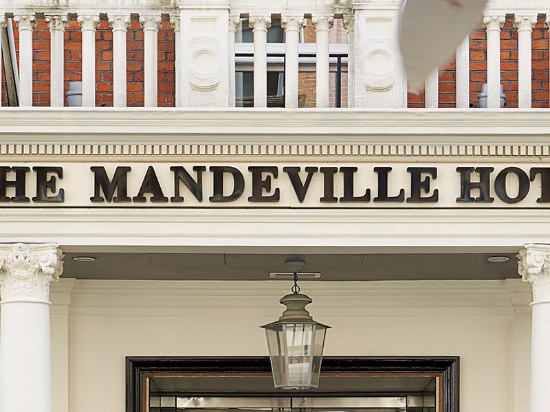 The Mandeville Hotel Signage