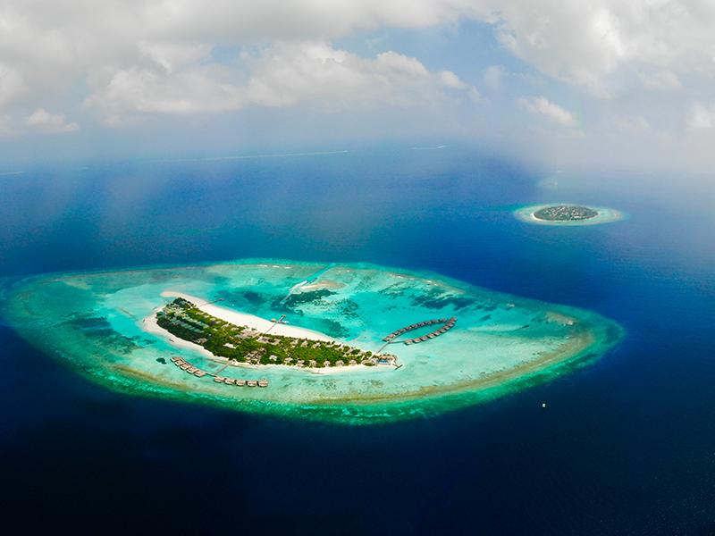 Noku Maldives aerial view