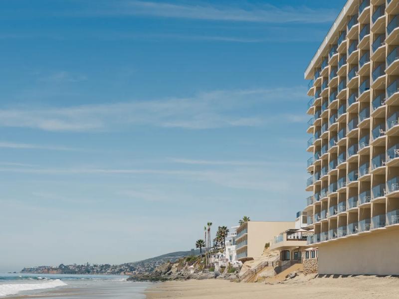 Surf & Sand Laguna Beach | Exterior Side View with Beachfront
