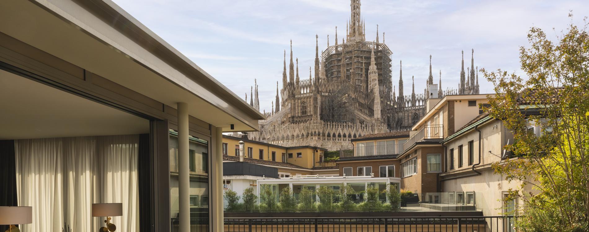 Rosa Grand Duomo Luxury Apartments Milano Dumo Terrace Penthouse | Preferred Hotels and Resorts