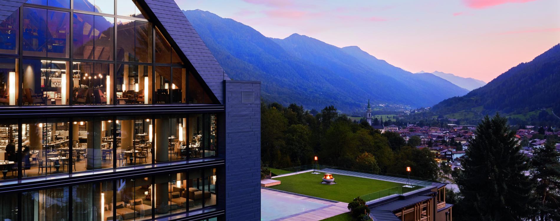 Exterior of the Lefay Resort & SPA Dolomiti