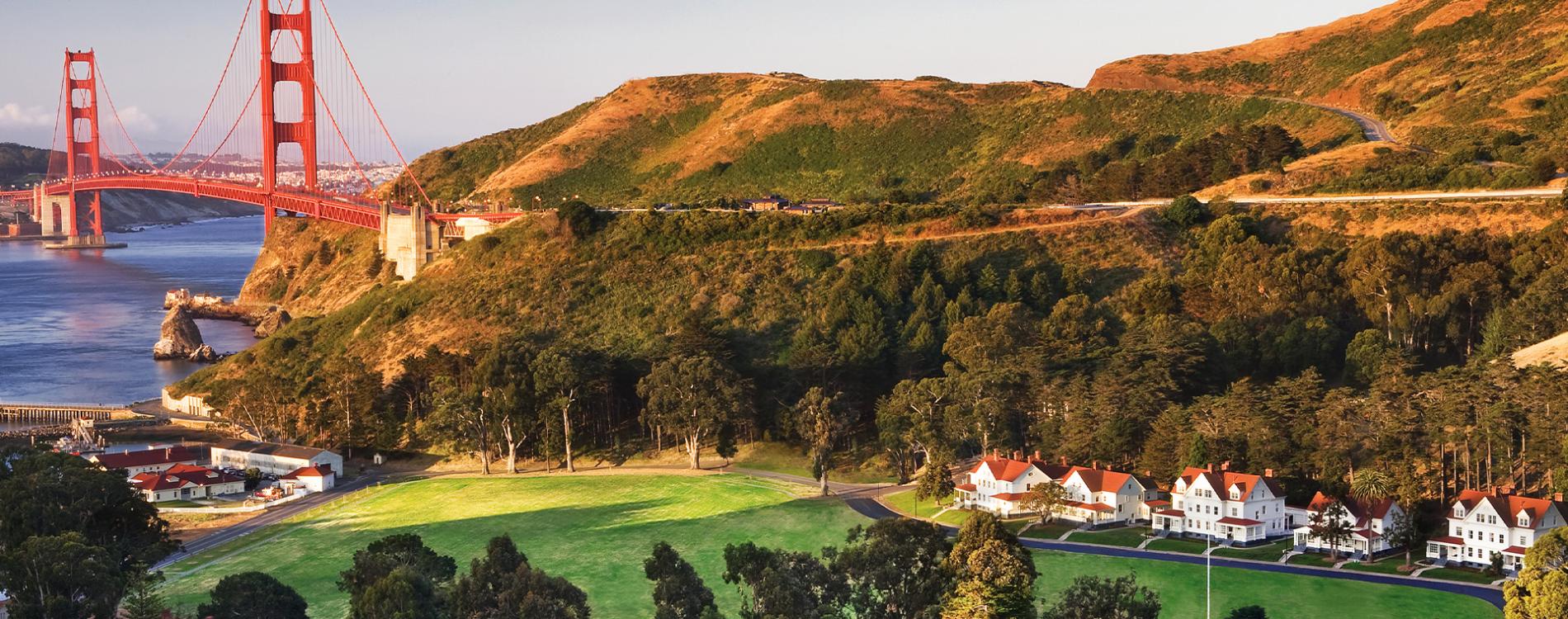 Cavallo Point with Golden Gate Bridge