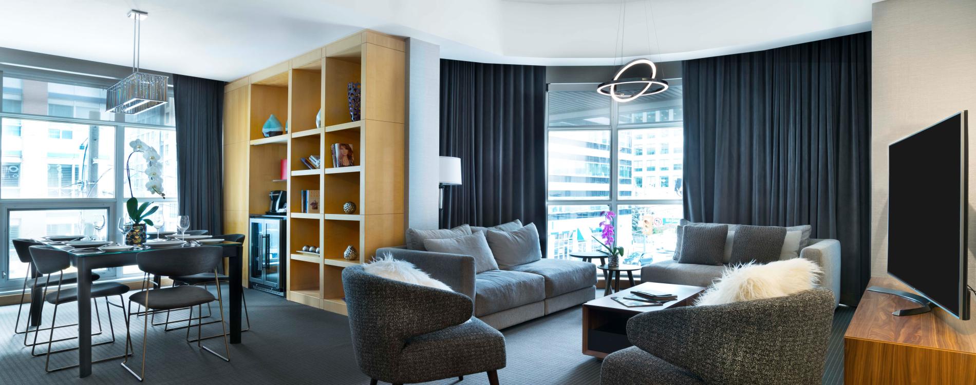 The SoHo Residences Toronto Living Dining Area