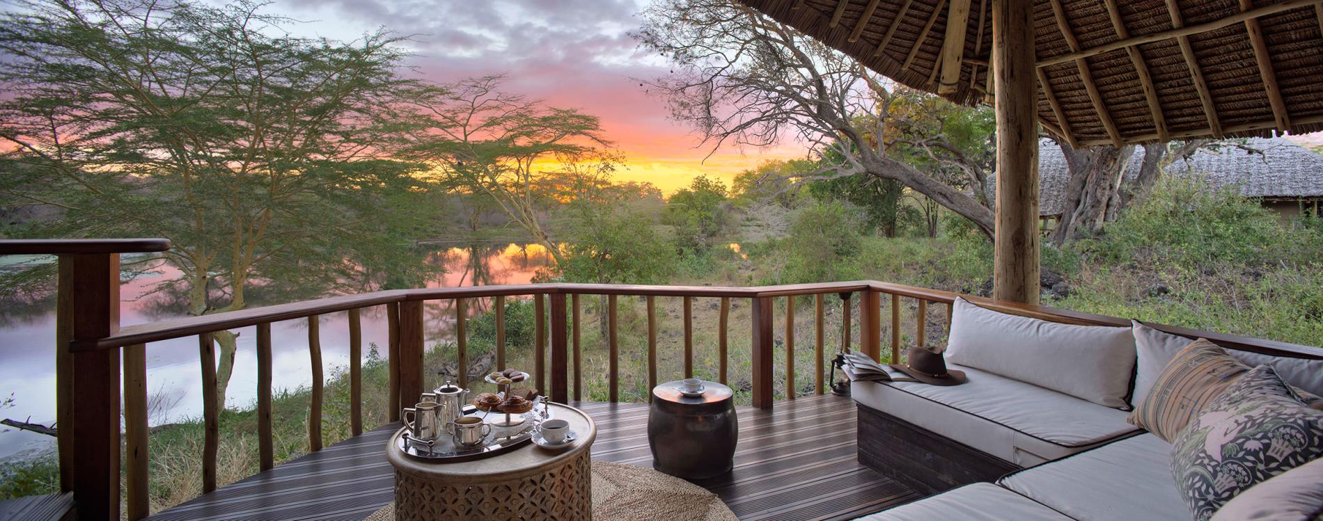 Finch Hattons Luxury Safari Camp Viewing Deck