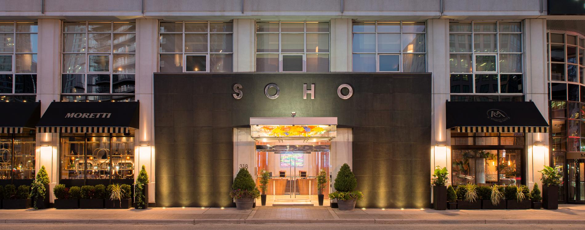 The SoHo Residences Toronto Front Entrance