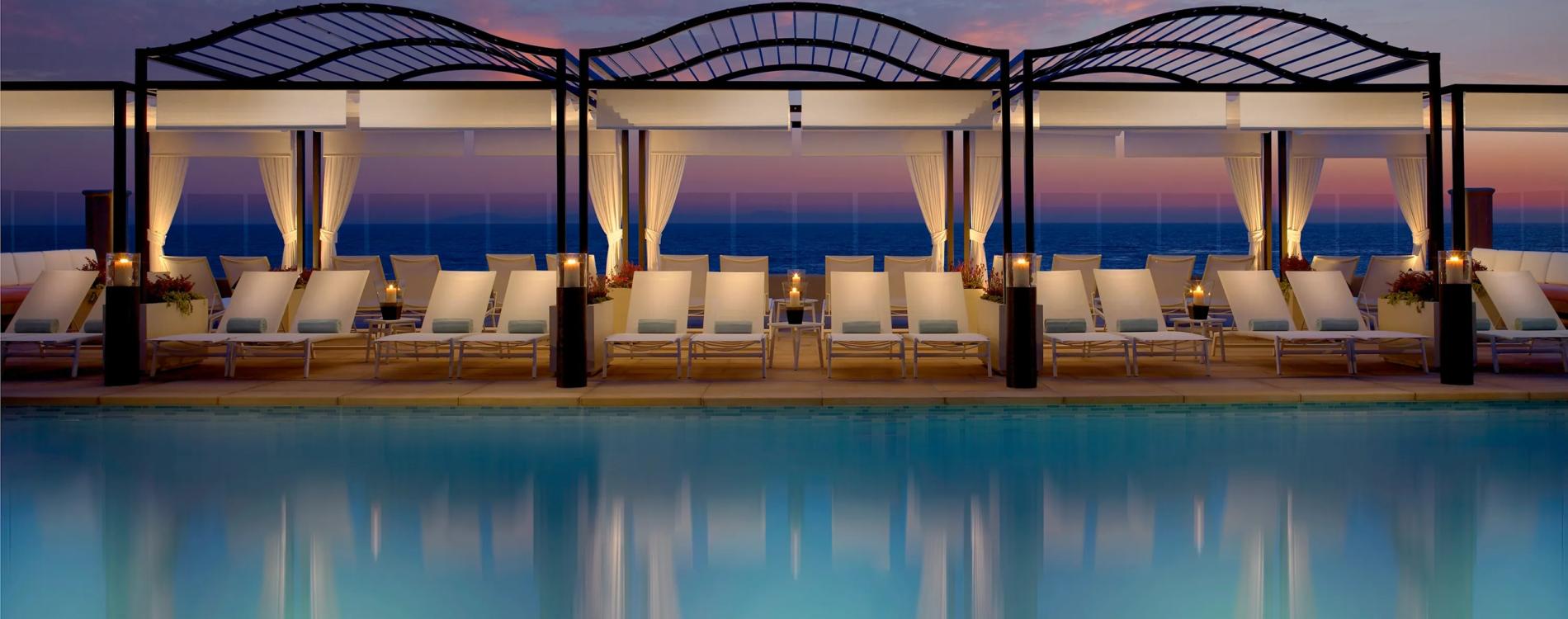 Surf & Sand Resort Laguna Beach | Outdoor Pool Evening View