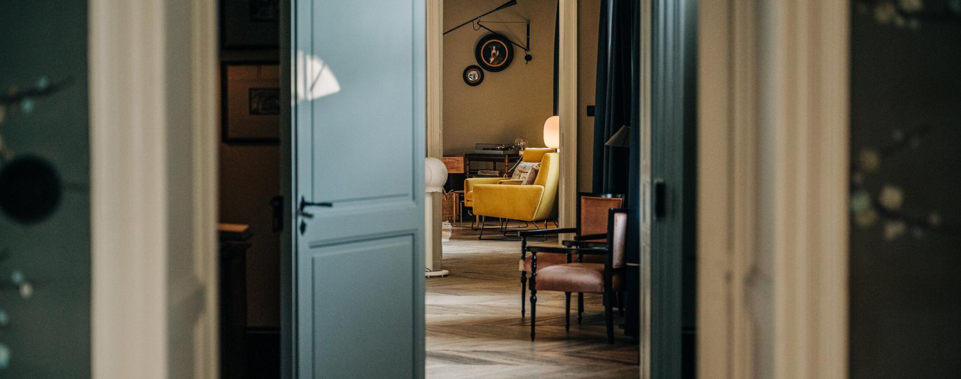 Le Logis Guest Room Entrance