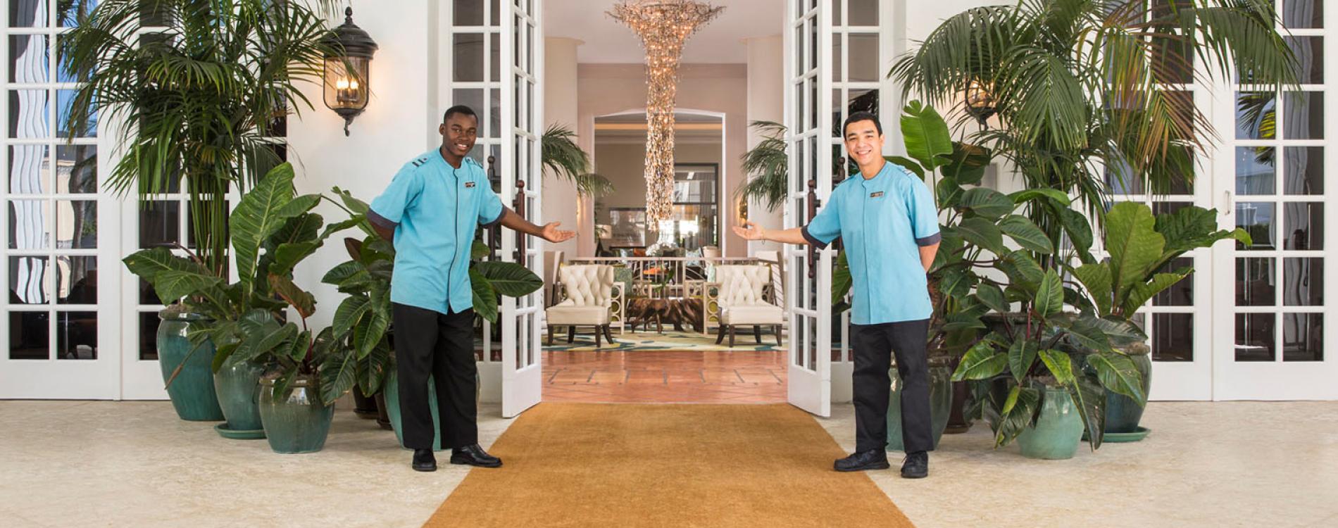 The Palms Hotel & Spa lobby