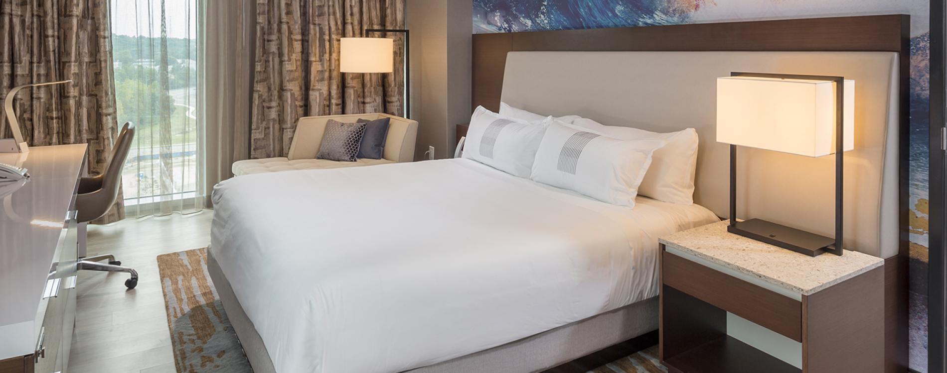The Summit Hotel guestroom