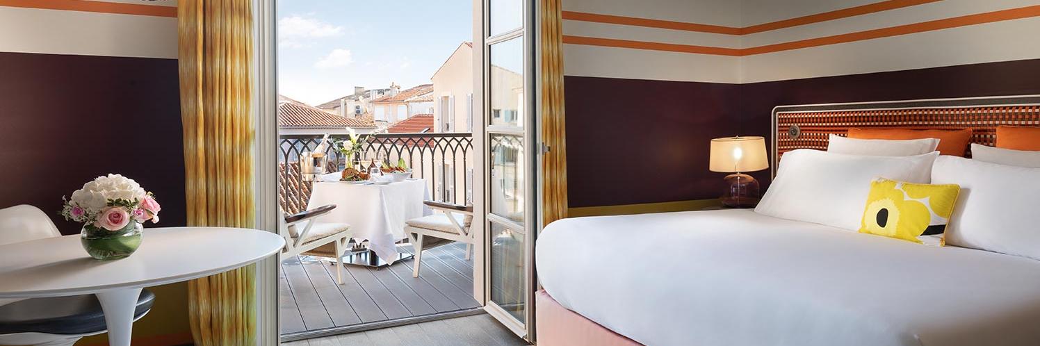 Hotel de Paris Saint-Tropez Patio Terrace Room