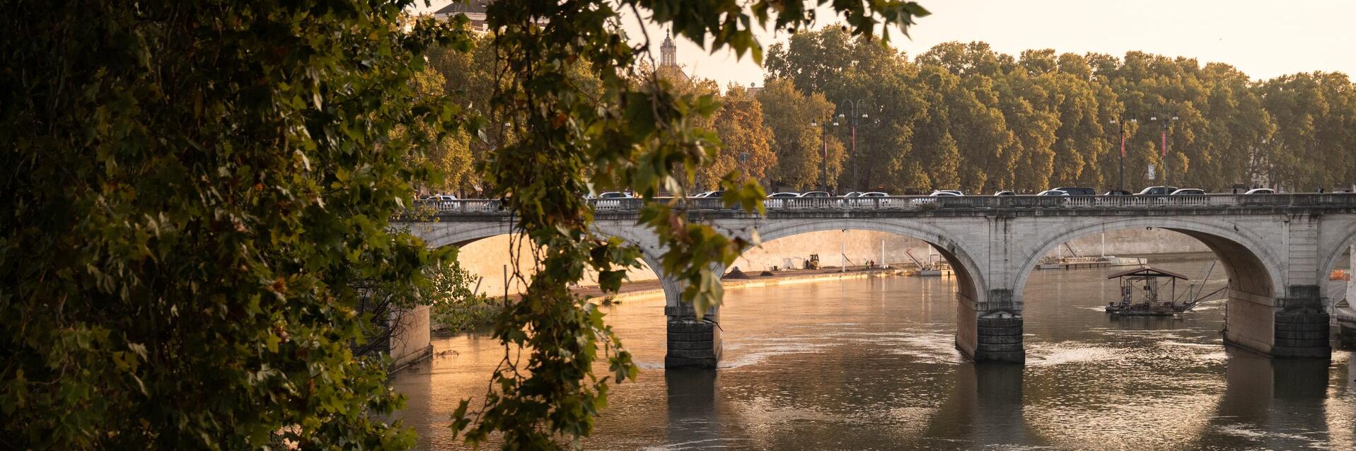 Tiber River Italy - the longest in central Italy