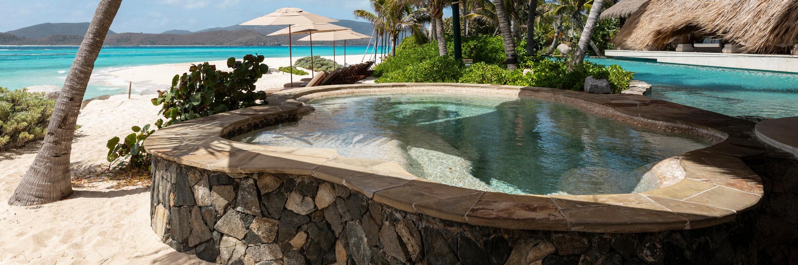 Necker Island Hot Tub