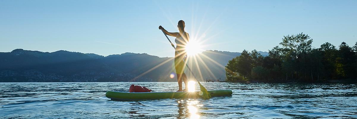 Deltapark Vitalresort paddleboarding
