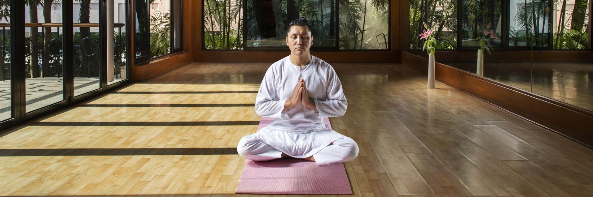 The Leela Palace Bengaluru Yoga Room