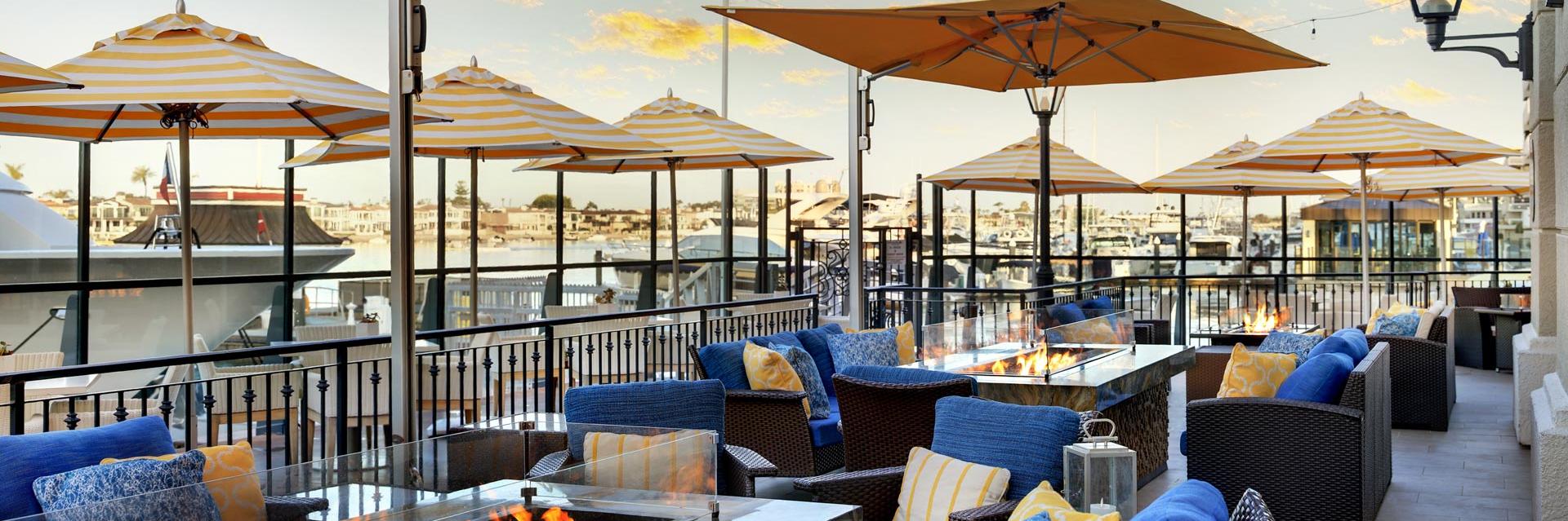 Balboa Bay Resort Patio Dining