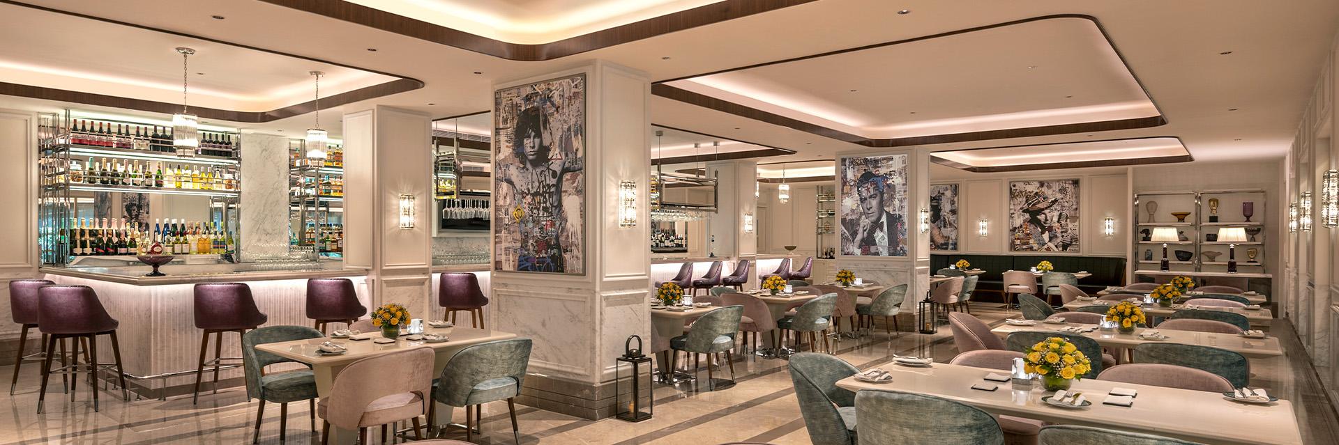 Aurika, Mumbai International Airport Dining area with seating