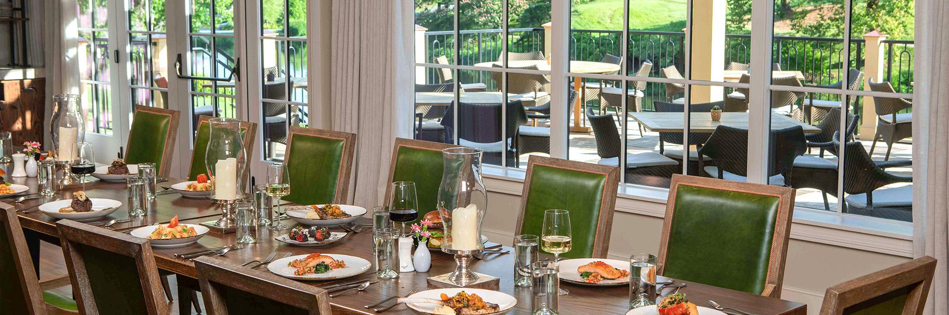 Boar’s Head Resort Indoor Outdoor Dining