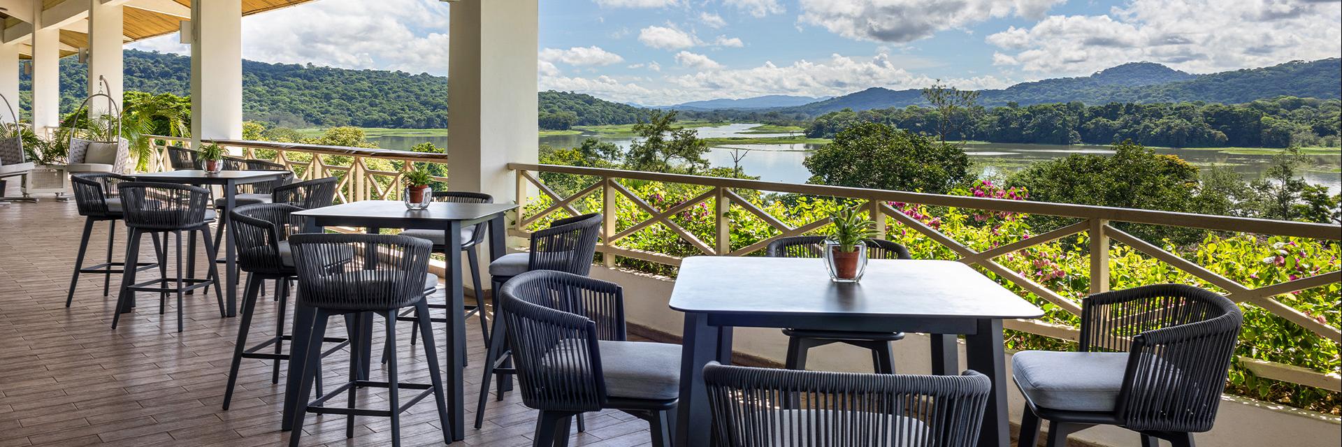 Gamboa Rainforest Reserve Dining on the terrace