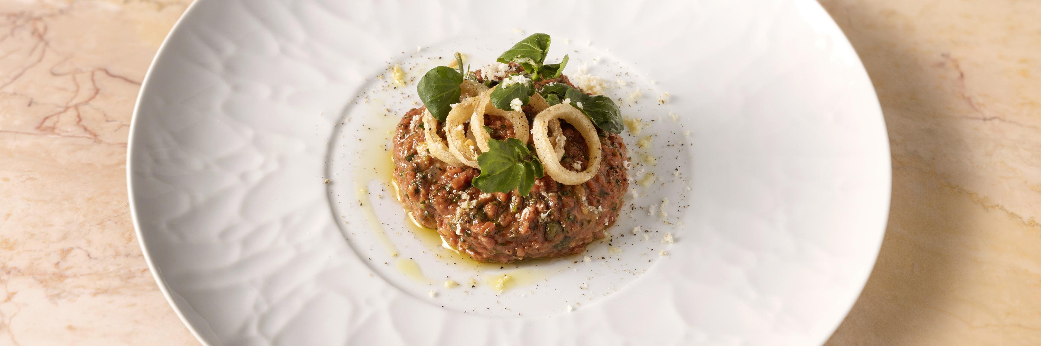 The Beaumont Mayfair | Dry Aged Beef Tartare | Rosi