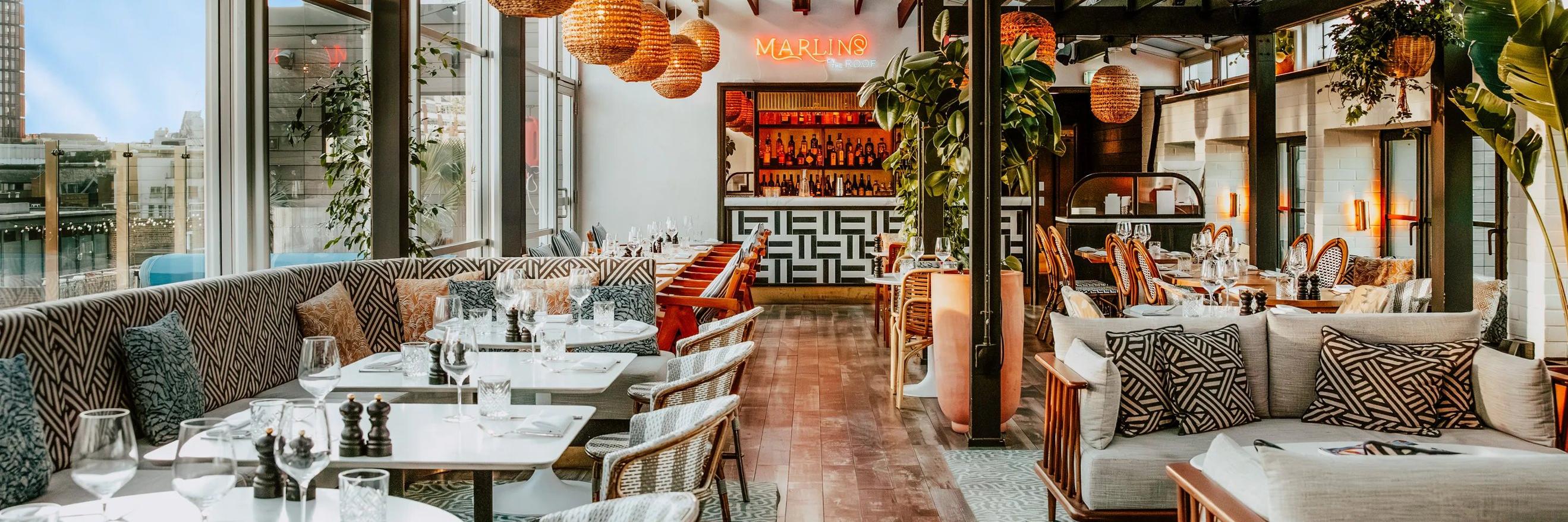 Virgin Hotels London Shoreditch | Marlins Rooftop Restaurant