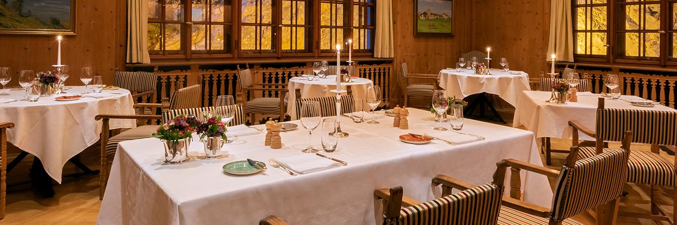 Hotel Waldhaus Sils Dining