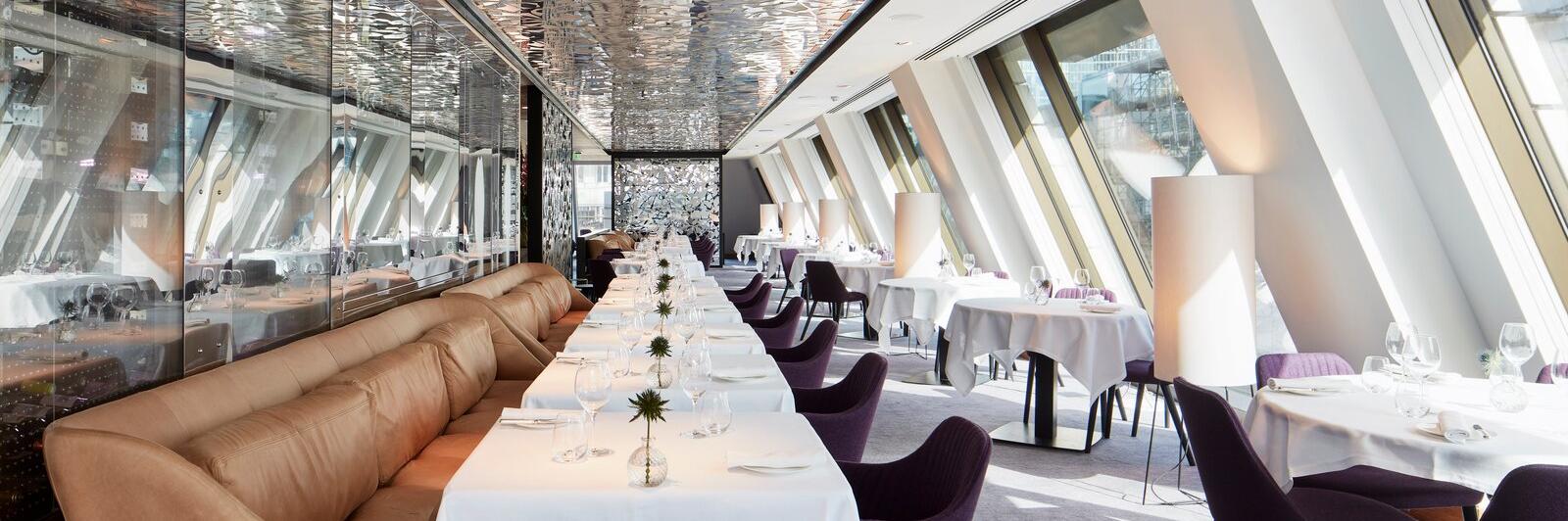 South Place Hotel Angler Restaurant Dining Table