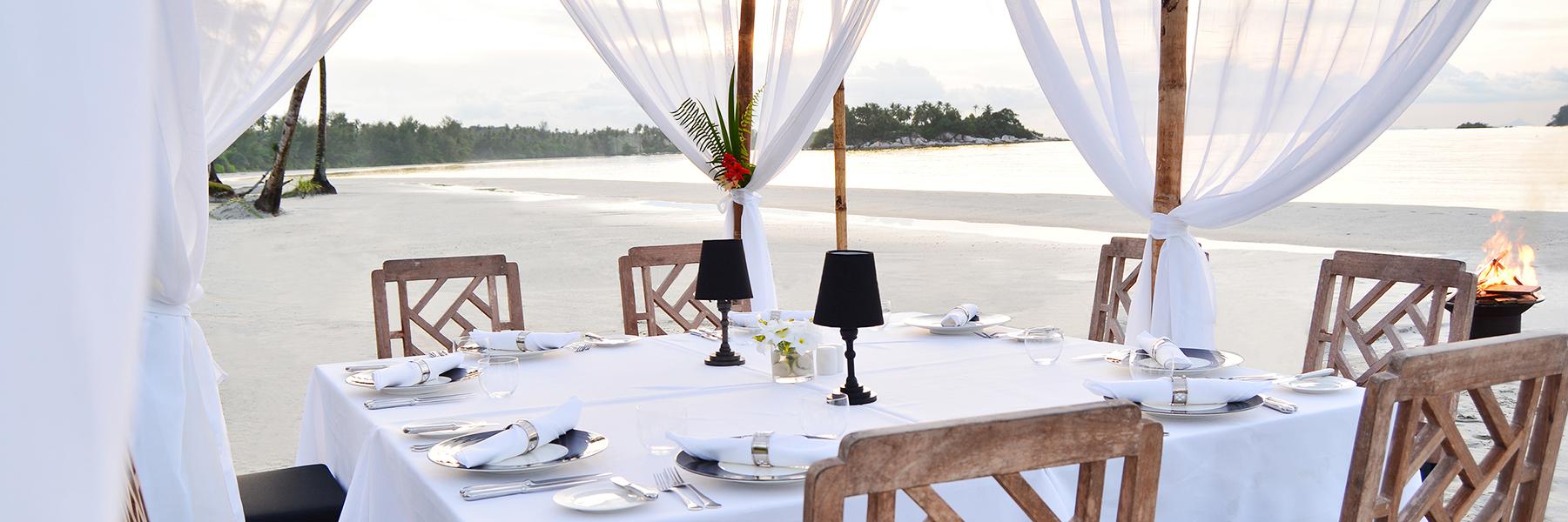 The Sanchaya dining