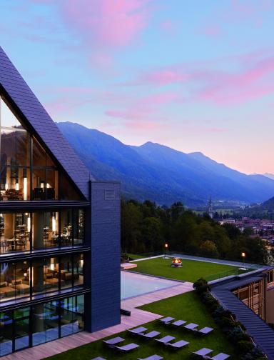 Exterior of the Lefay Resort & SPA Dolomiti