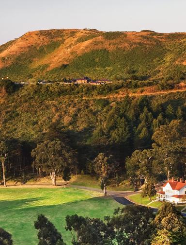 Cavallo Point with Golden Gate Bridge