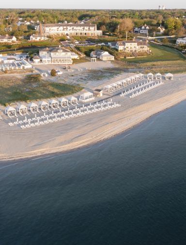 Chatham Bars Inn Aerial with Beach and Bluff