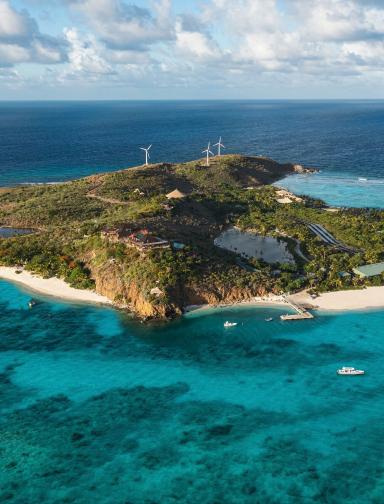 Necker Island Whole Island Shot