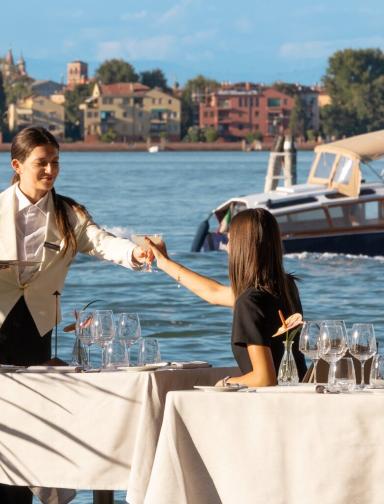 San Clemente Palace Venice Outdoor Waterside Dining and Drinks