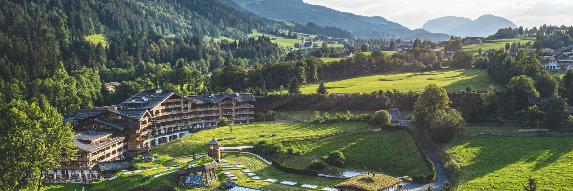 Bio- and Wellnessresort Stanglwirt Aerial